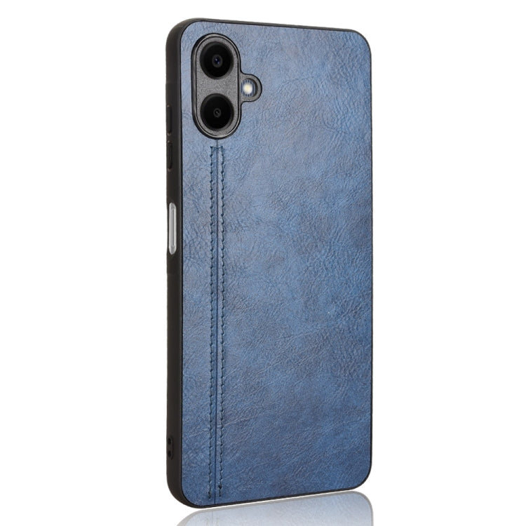 For Samsung Galaxy A06 4G Cow Pattern Sewing Card Bag Phone Case