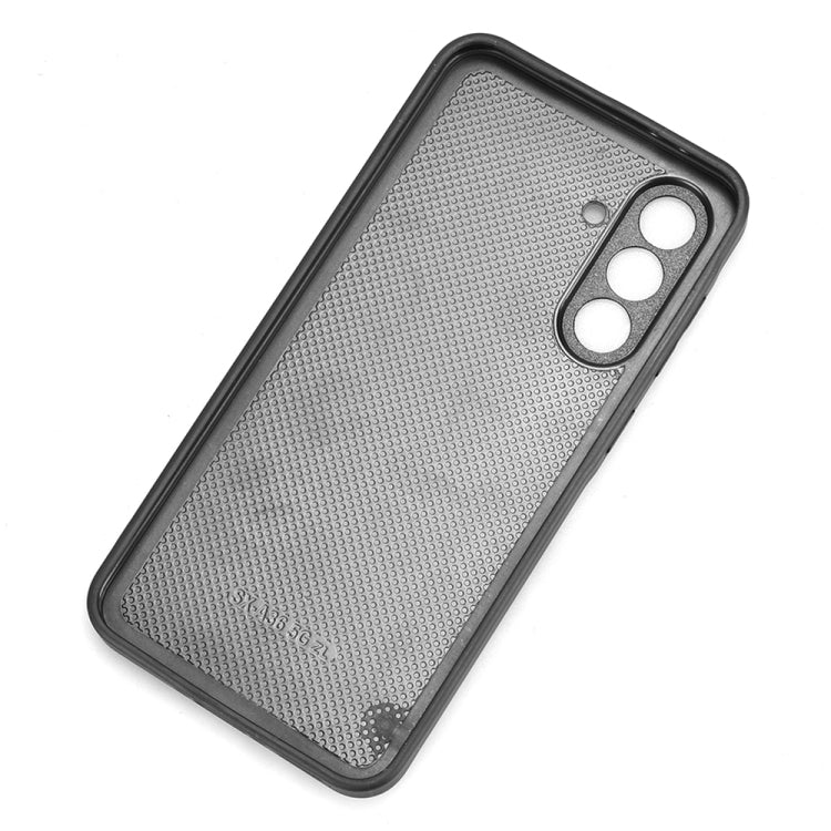 For Samsung Galaxy A36 5G Cow Pattern Sewing Card Bag Phone Case
