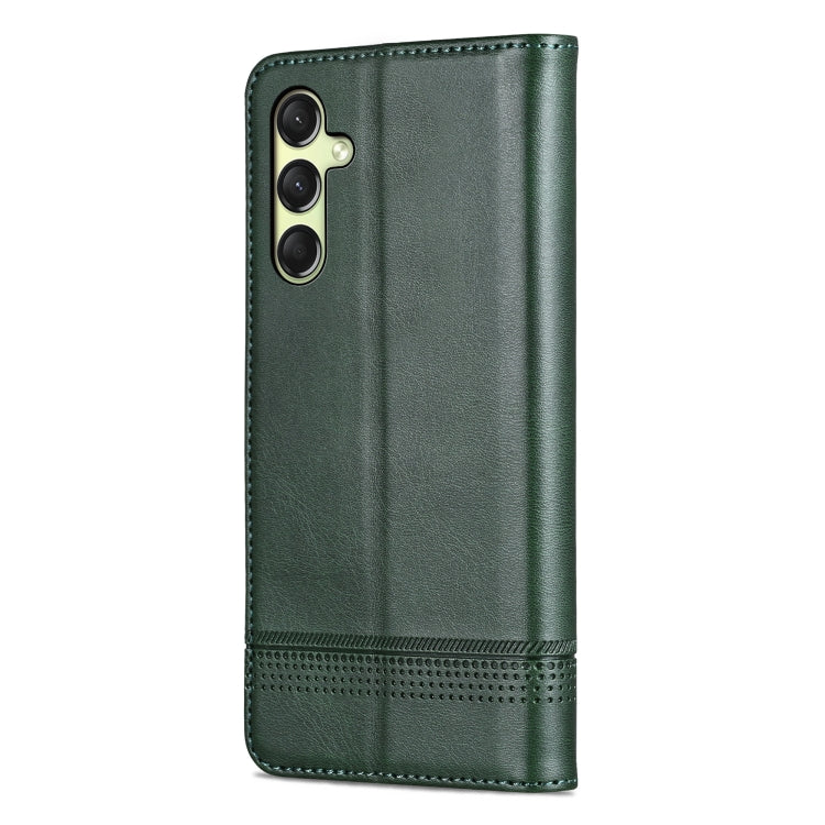For Samsung Galaxy A16 5G AZNS Magnetic Calf Texture Flip Leather Phone Case