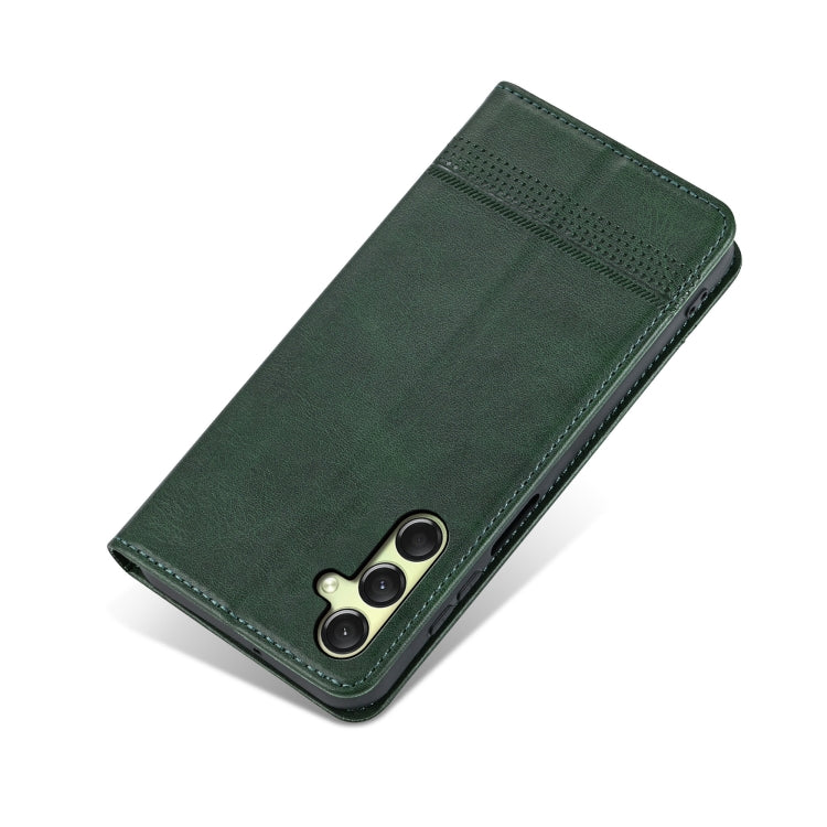 For Samsung Galaxy A16 5G AZNS Magnetic Calf Texture Flip Leather Phone Case