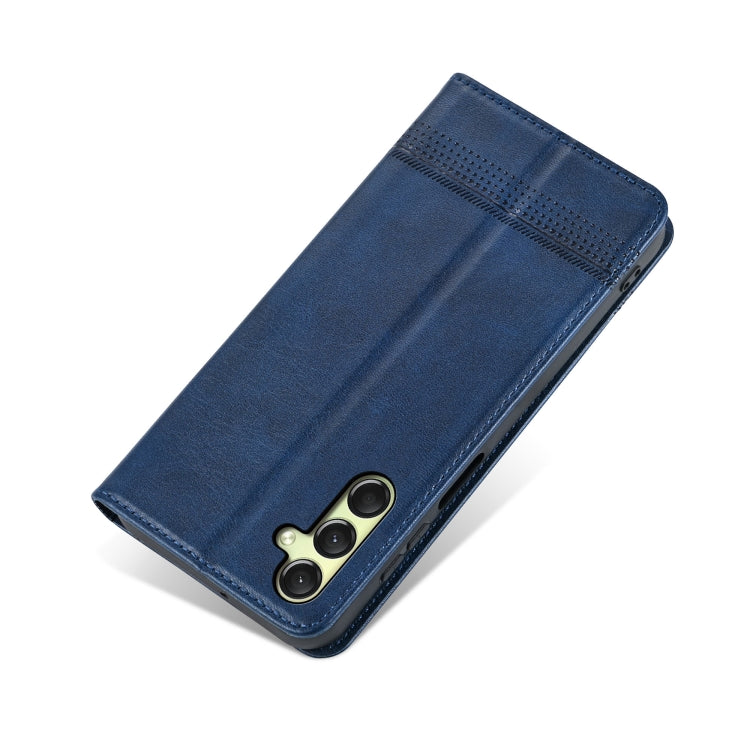 For Samsung Galaxy A16 5G AZNS Magnetic Calf Texture Flip Leather Phone Case