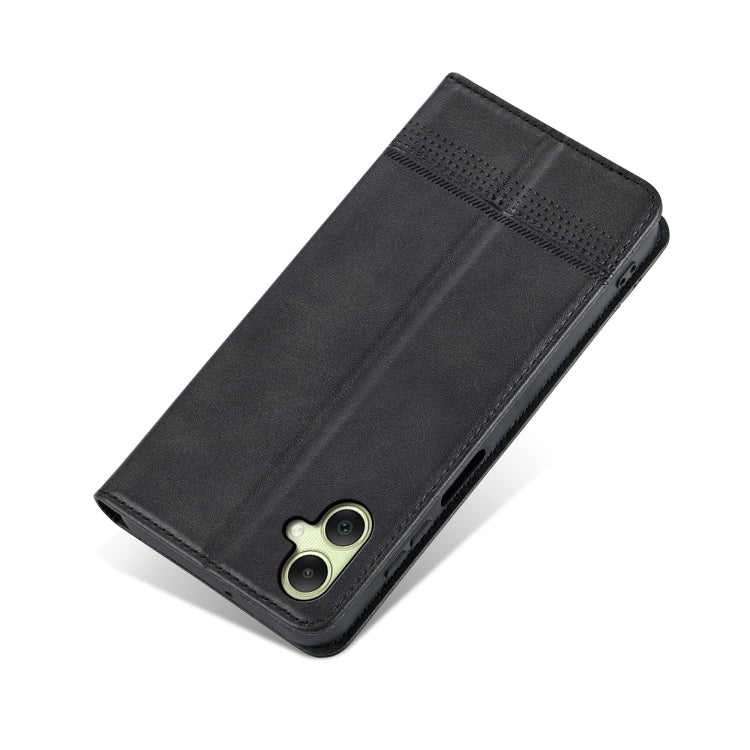For Samsung Galaxy A06 4G AZNS Magnetic Calf Texture Flip Leather Phone Case