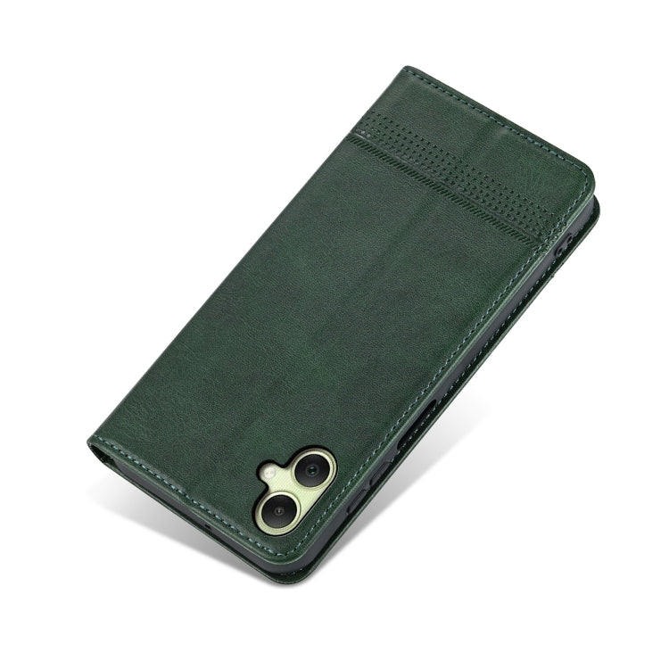 For Samsung Galaxy A06 4G AZNS Magnetic Calf Texture Flip Leather Phone Case