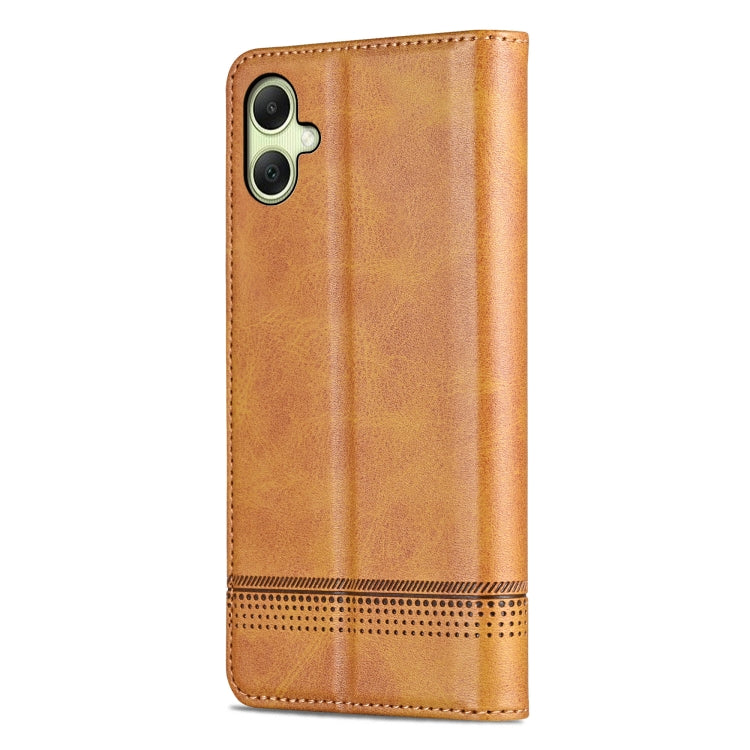 For Samsung Galaxy A06 4G AZNS Magnetic Calf Texture Flip Leather Phone Case