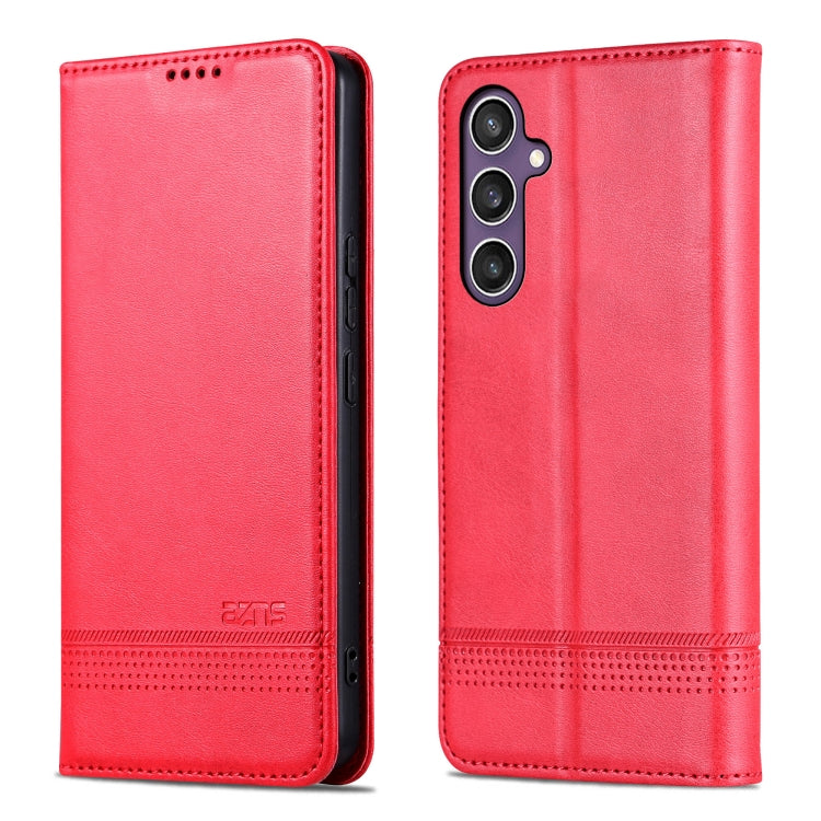For Samsung Galaxy A36 5G AZNS Magnetic Calf Texture Flip Leather Phone Case