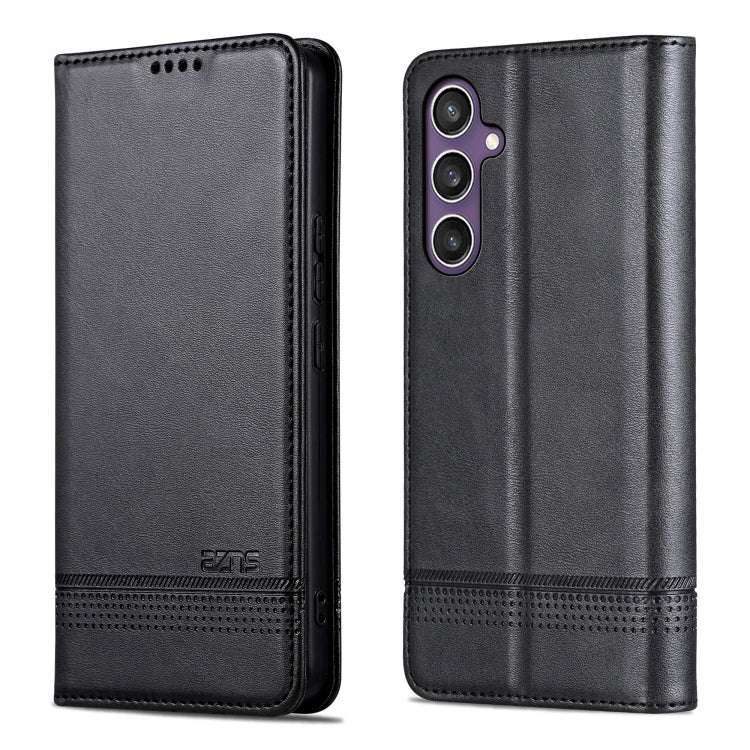 For Samsung Galaxy A36 5G AZNS Magnetic Calf Texture Flip Leather Phone Case