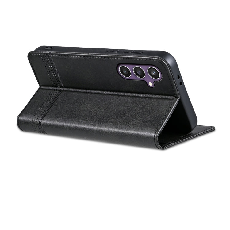 For Samsung Galaxy A36 5G AZNS Magnetic Calf Texture Flip Leather Phone Case