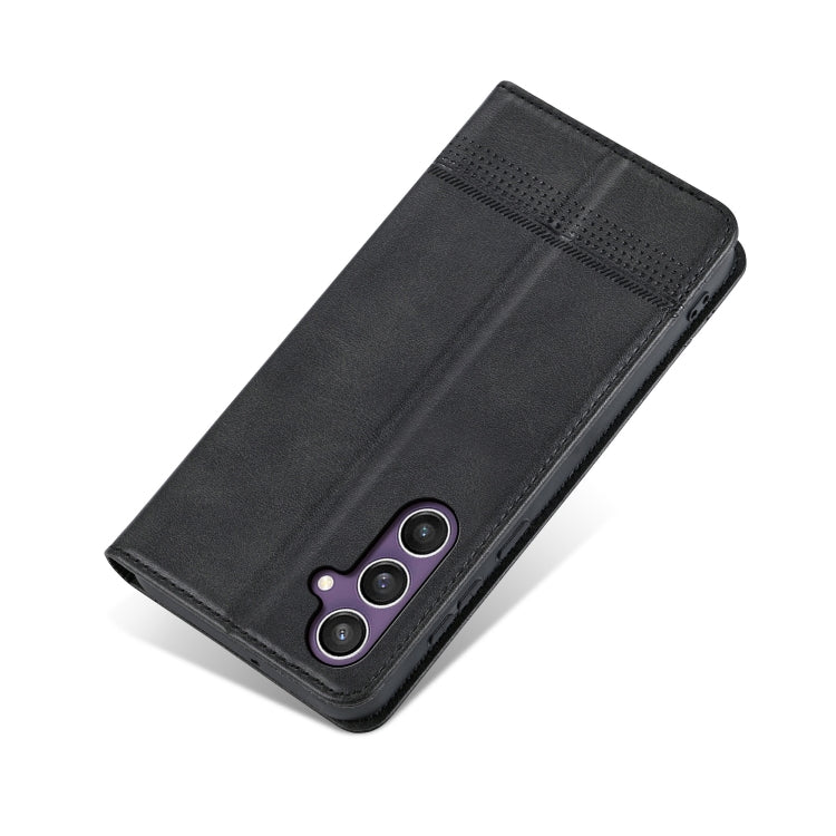 For Samsung Galaxy A36 5G AZNS Magnetic Calf Texture Flip Leather Phone Case