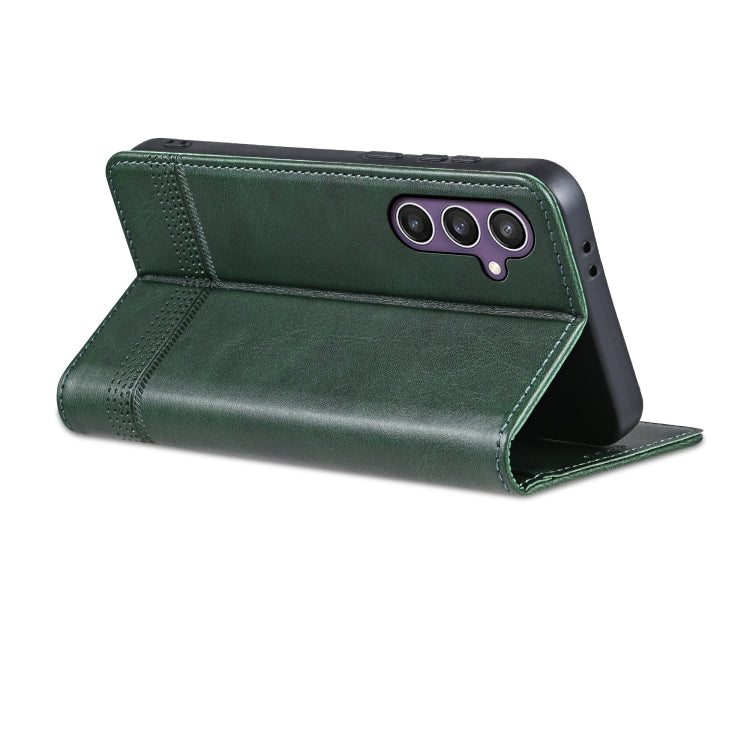 For Samsung Galaxy A36 5G AZNS Magnetic Calf Texture Flip Leather Phone Case
