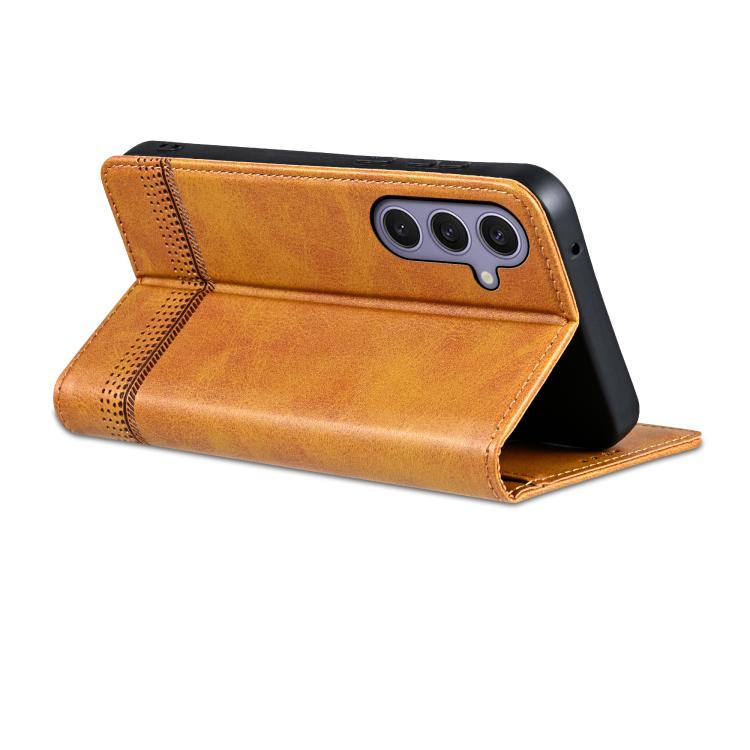For Samsung Galaxy A56 5G AZNS Magnetic Calf Texture Flip Leather Phone Case