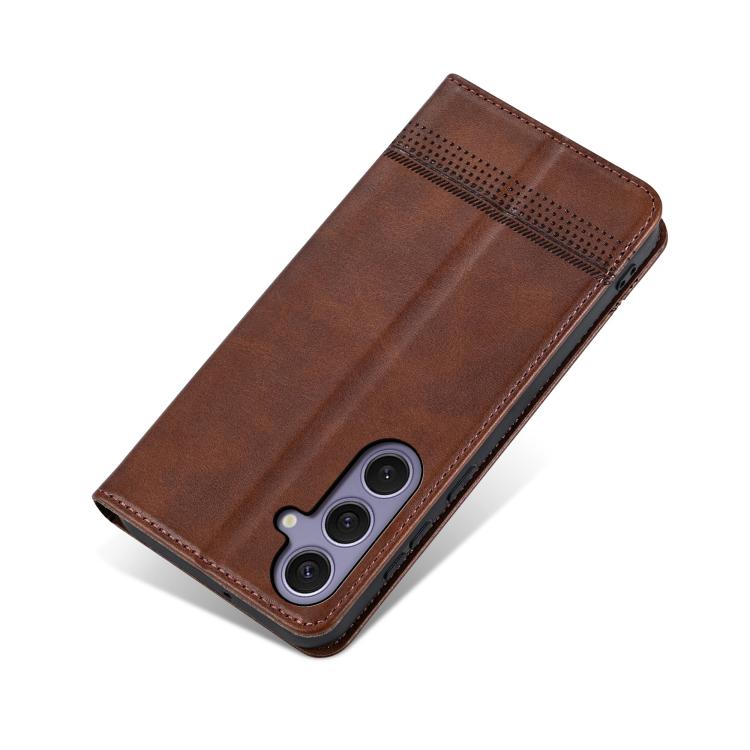 For Samsung Galaxy A56 5G AZNS Magnetic Calf Texture Flip Leather Phone Case