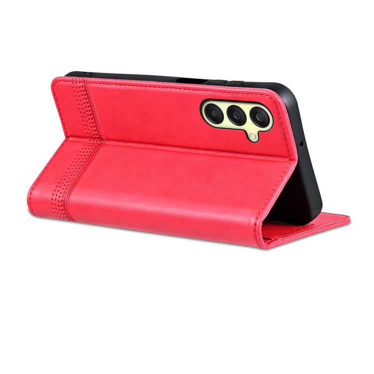 For Samsung Galaxy A26 5G AZNS Magnetic Calf Texture Flip Leather Phone Case