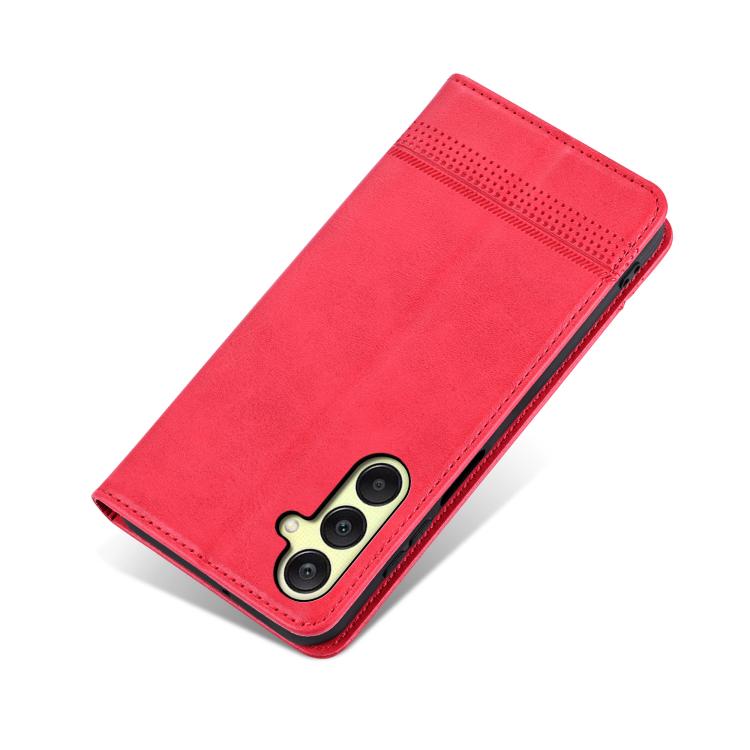 For Samsung Galaxy A26 5G AZNS Magnetic Calf Texture Flip Leather Phone Case