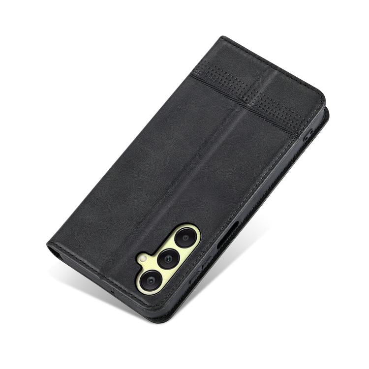 For Samsung Galaxy A26 5G AZNS Magnetic Calf Texture Flip Leather Phone Case