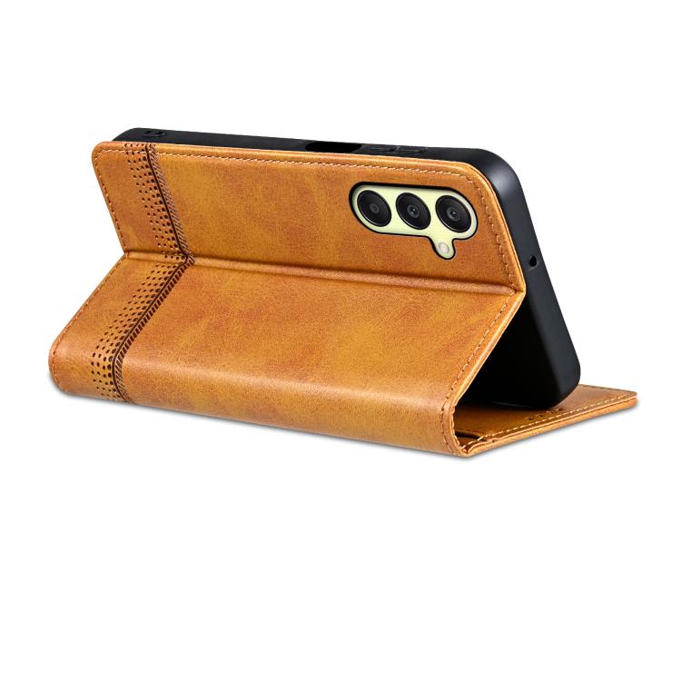 For Samsung Galaxy A26 5G AZNS Magnetic Calf Texture Flip Leather Phone Case