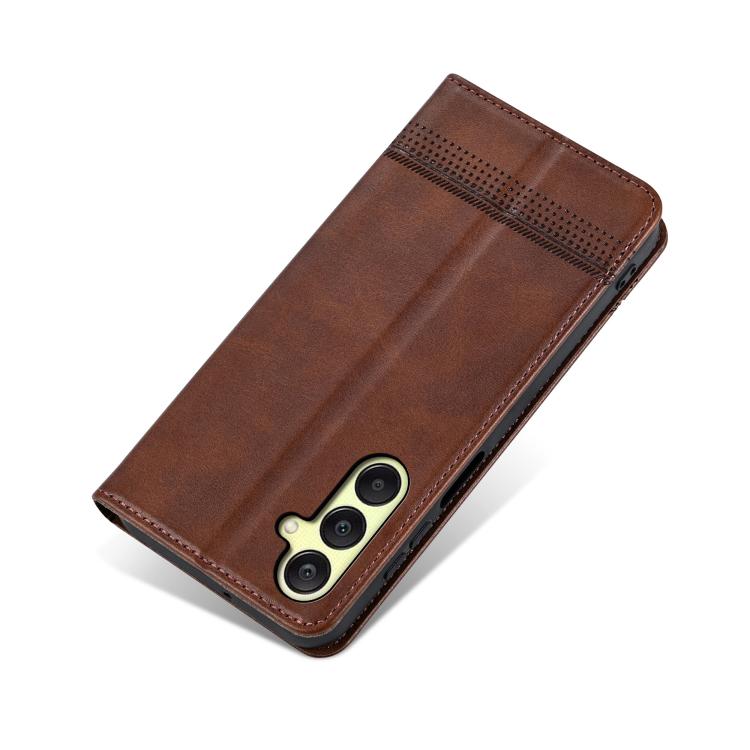 For Samsung Galaxy A26 5G AZNS Magnetic Calf Texture Flip Leather Phone Case
