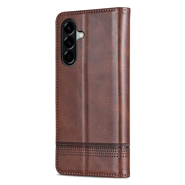 For Samsung Galaxy A57 5G AZNS Magnetic Calf Texture Flip Leather Phone Case