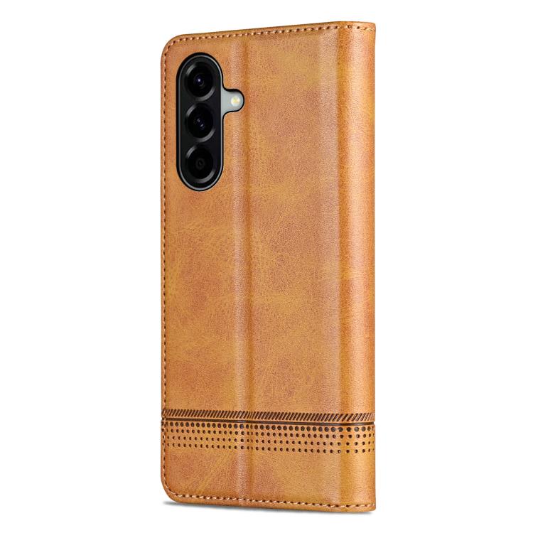 For Samsung Galaxy A37 5G AZNS Magnetic Calf Texture Flip Leather Phone Case
