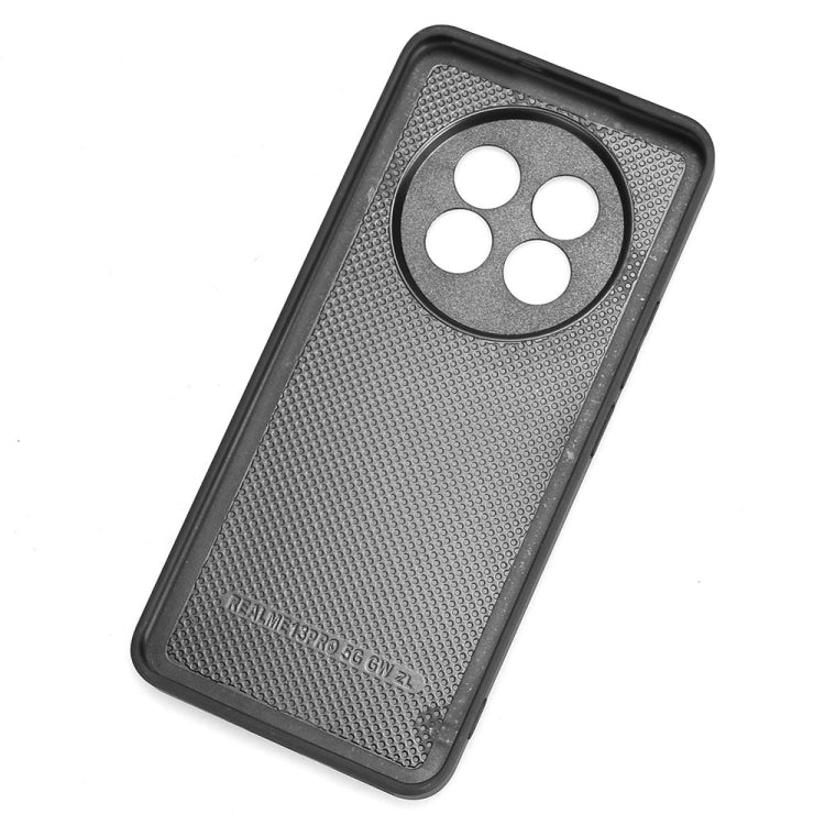 For Realme 13 Pro Cow Pattern Sewing Card Bag Phone Case