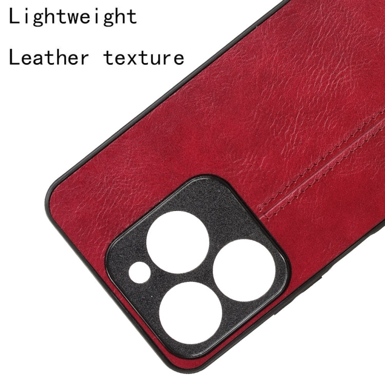 For Realme C63 / C61 4G / Narzo N63 Cow Pattern Sewing Card Bag Phone Case
