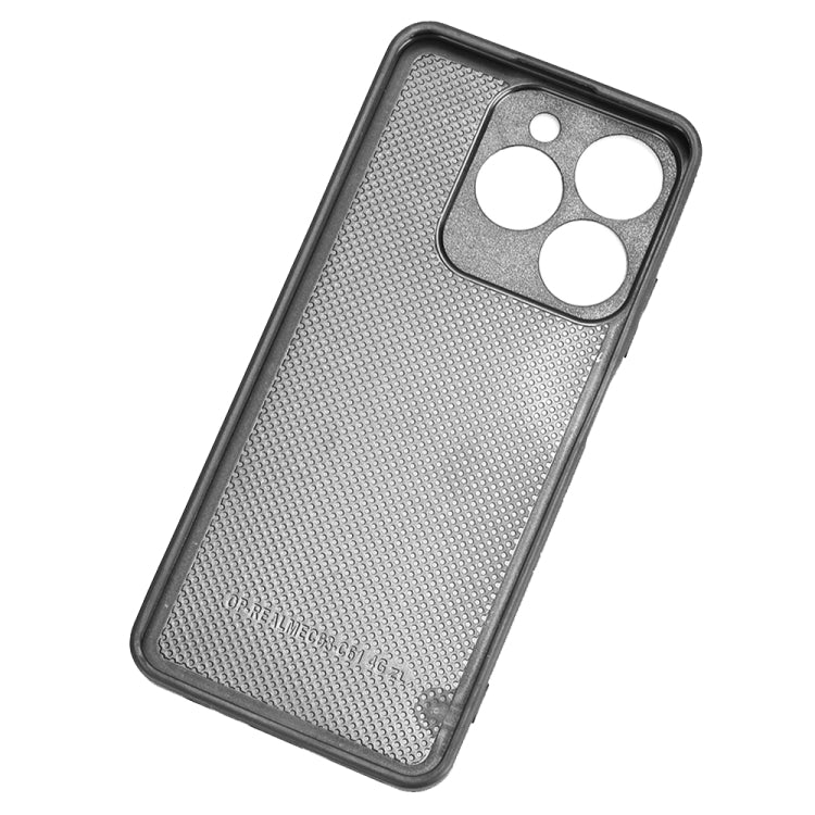 For Realme C63 / C61 4G / Narzo N63 Cow Pattern Sewing Card Bag Phone Case