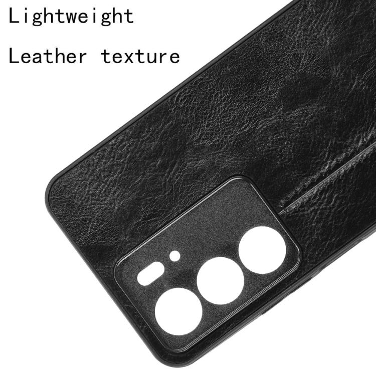 For Realme C75 Cow Pattern Sewing Card Bag Phone Case