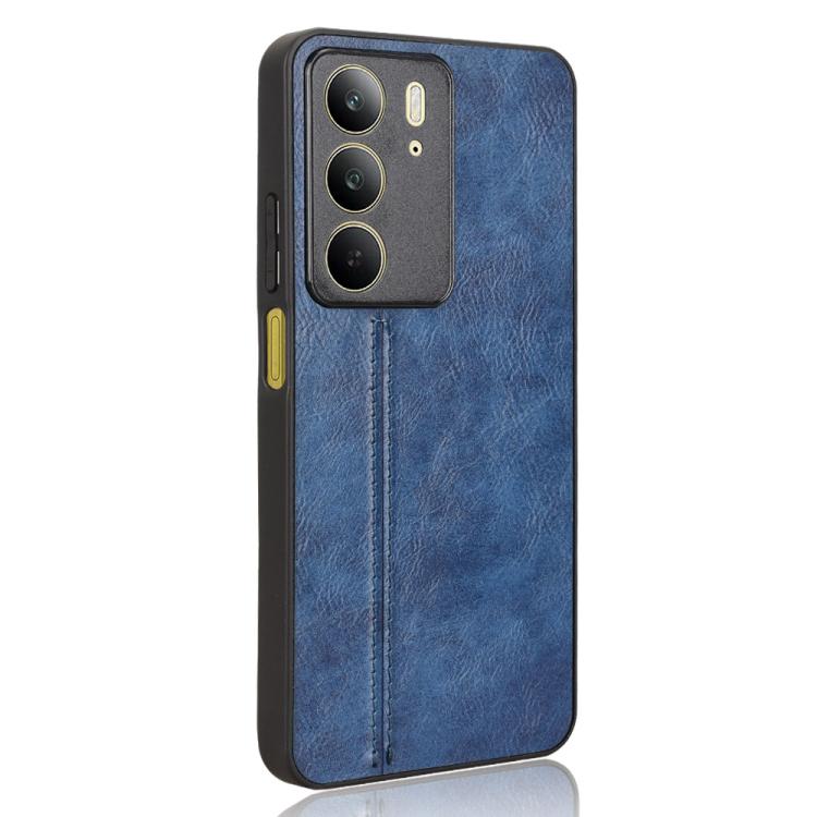 For Realme C75 Cow Pattern Sewing Card Bag Phone Case