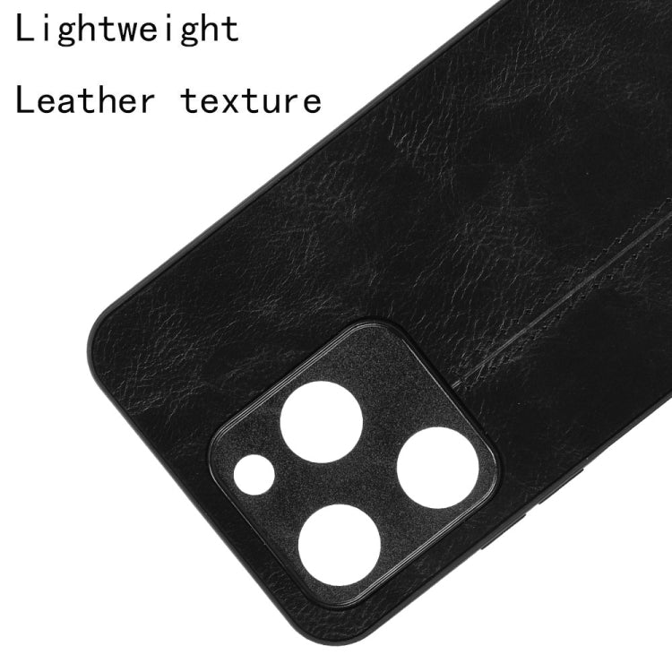 For Itel A70 Cow Pattern Sewing Back Cover Phone Case