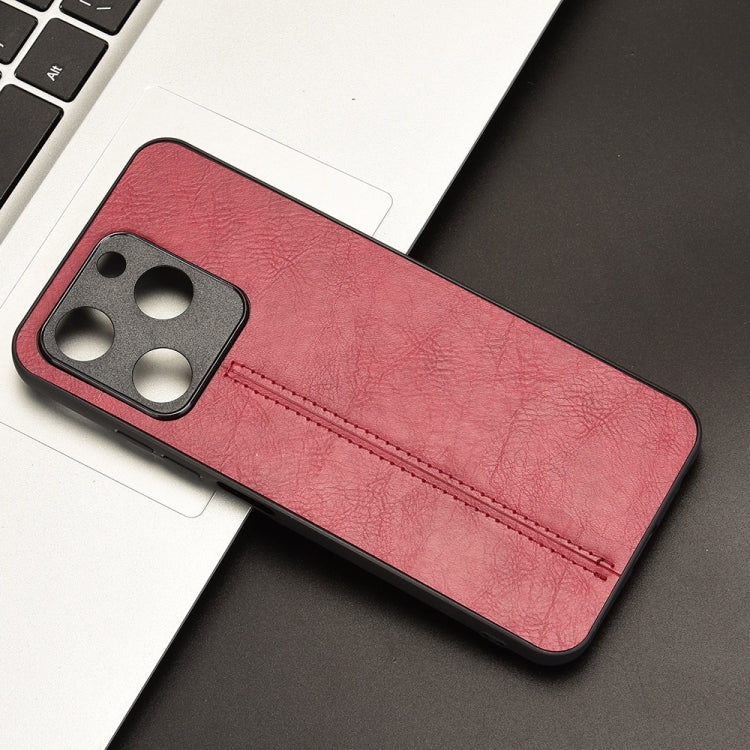 For Itel A70 Cow Pattern Sewing Back Cover Phone Case