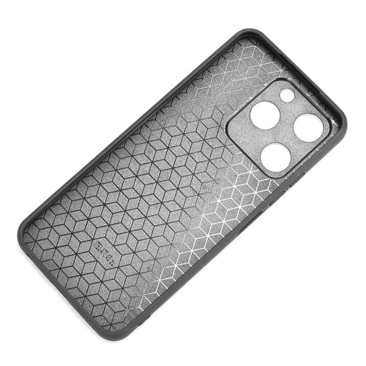 For Itel A70 Cow Pattern Sewing Back Cover Phone Case
