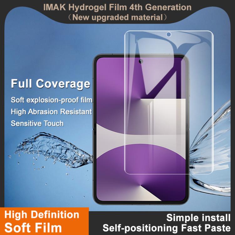 For Huawei Pura X imak 4th Generation  Full Coverage Screen Hydrogel Film Protector