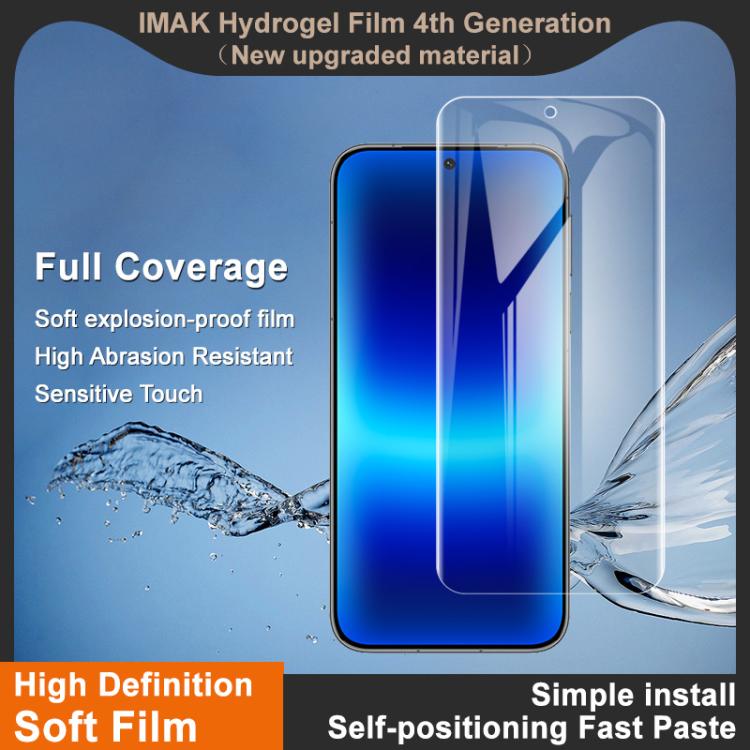 For Huawei Pura 90 Pro 5G imak 4th Generation  Full Coverage Screen Hydrogel Film Protector