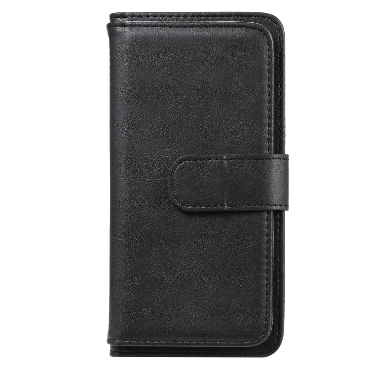 For Samsung Galaxy A10e Multifunctional Magnetic Copper Buckle Horizontal Flip Solid Color Leather Case with 10 Card Slots & Wallet & Holder & Photo Frame
