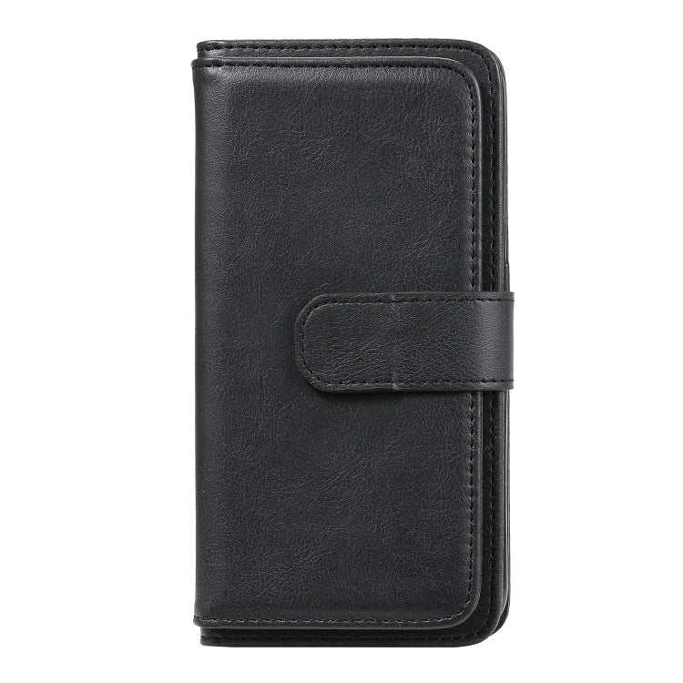 For Samsung Galaxy A01 Multifunctional Magnetic Copper Buckle Horizontal Flip Solid Color Leather Case with 10 Card Slots & Wallet & Holder & Photo Frame