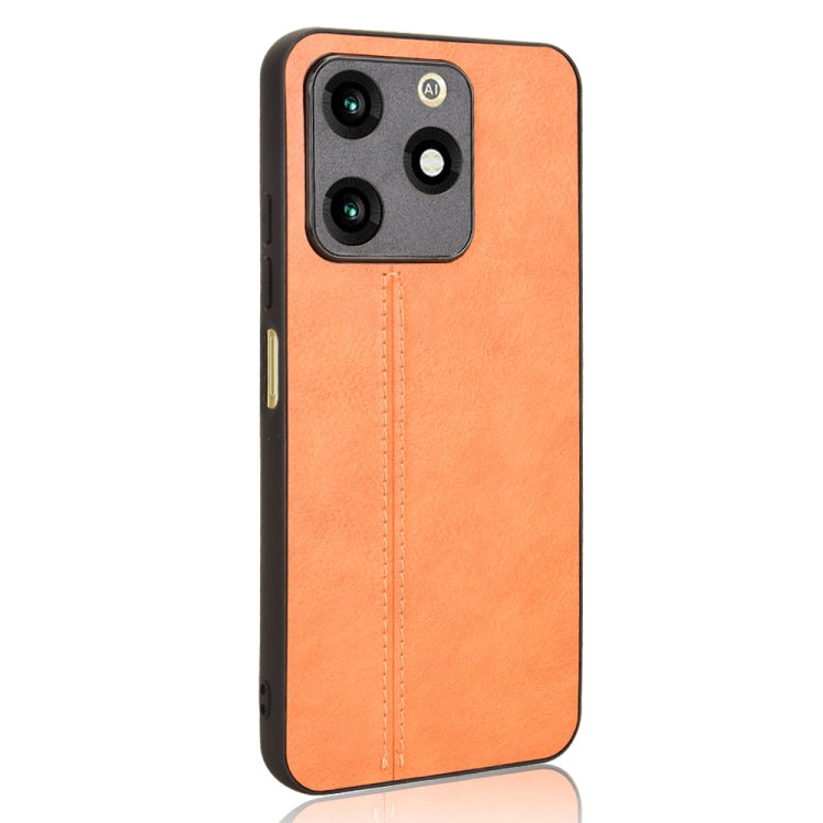 For Itel A70 Cow Pattern Sewing Card Bag Phone Case