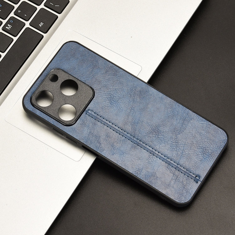 For Itel A70 Cow Pattern Sewing Card Bag Phone Case