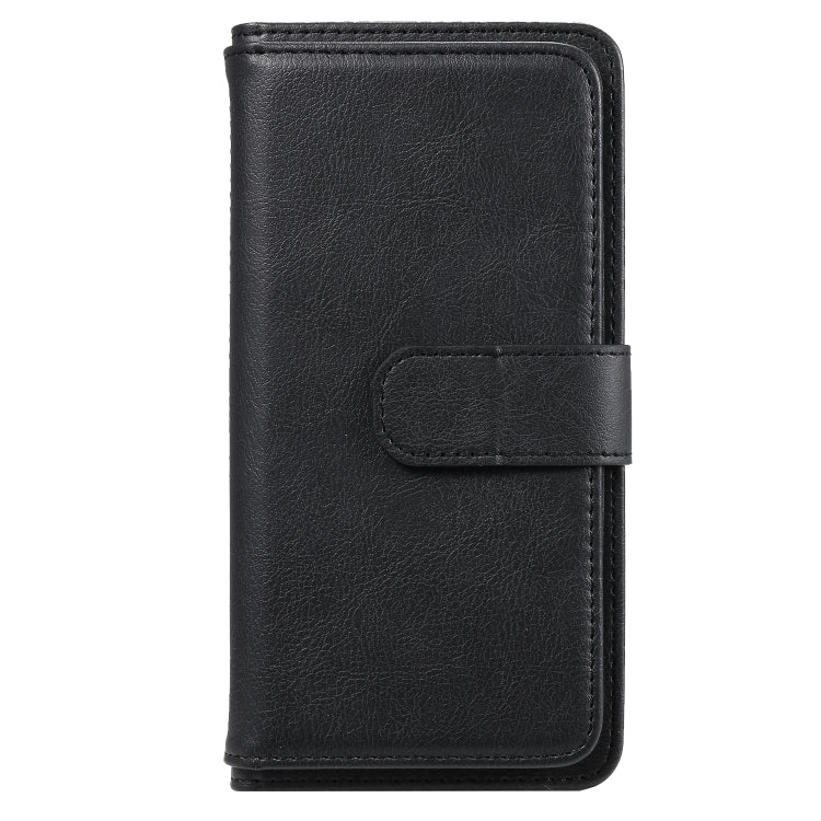 For Samsung Galaxy A41 Multifunctional Magnetic Copper Buckle Horizontal Flip Solid Color Leather Case with 10 Card Slots & Wallet & Holder & Photo Frame