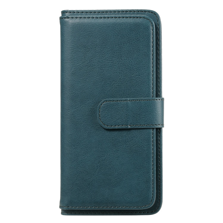 For Samsung Galaxy A51 (5G) Multifunctional Magnetic Copper Buckle Horizontal Flip Solid Color Leather Case with 10 Card Slots & Wallet & Holder & Photo Frame