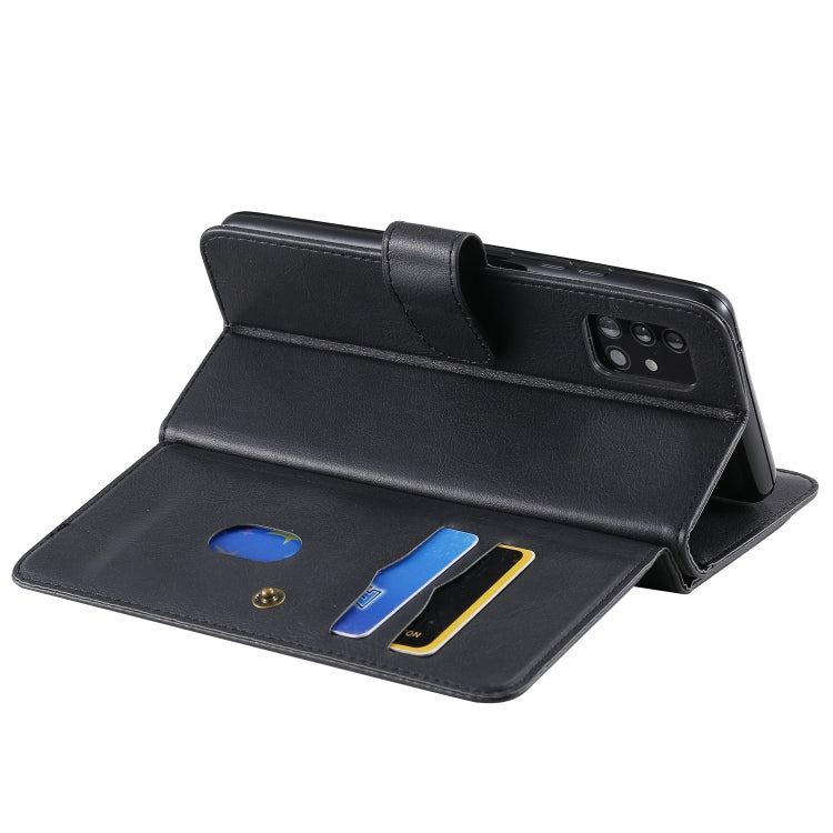 For Samsung Galaxy A51 (5G) Multifunctional Magnetic Copper Buckle Horizontal Flip Solid Color Leather Case with 10 Card Slots & Wallet & Holder & Photo Frame
