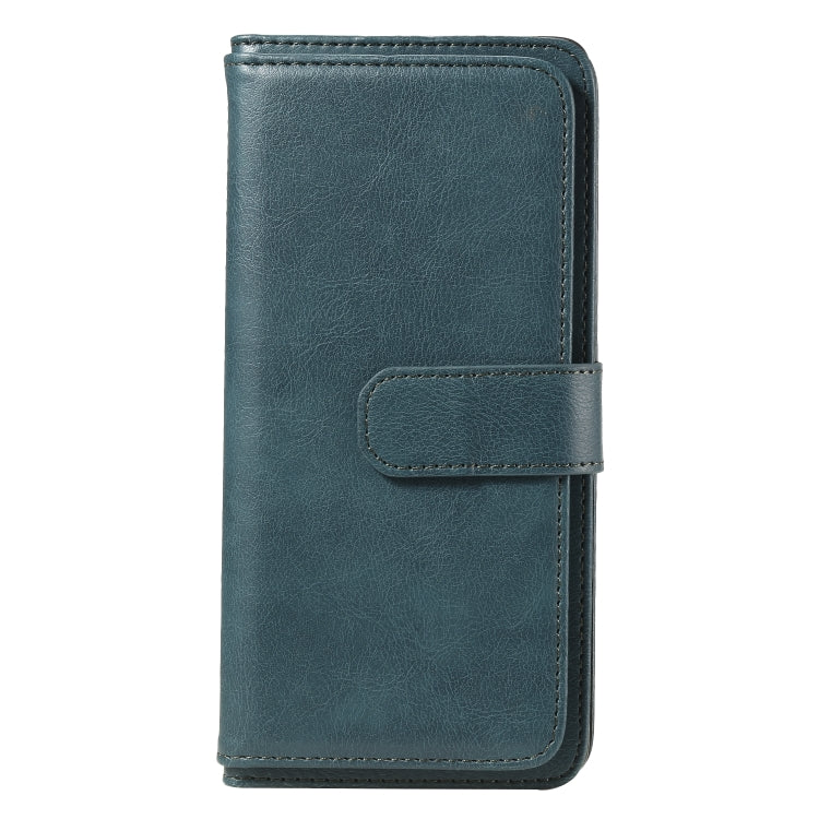For Samsung Galaxy A71 (5G) Multifunctional Magnetic Copper Buckle Horizontal Flip Solid Color Leather Case with 10 Card Slots & Wallet & Holder & Photo Frame