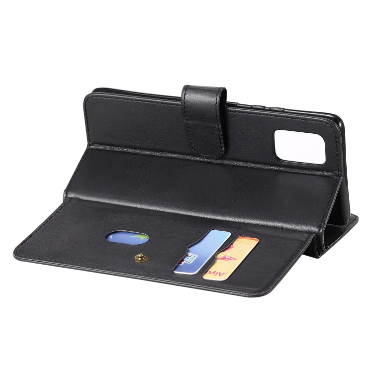 For Samsung Galaxy A71 (5G) Multifunctional Magnetic Copper Buckle Horizontal Flip Solid Color Leather Case with 10 Card Slots & Wallet & Holder & Photo Frame