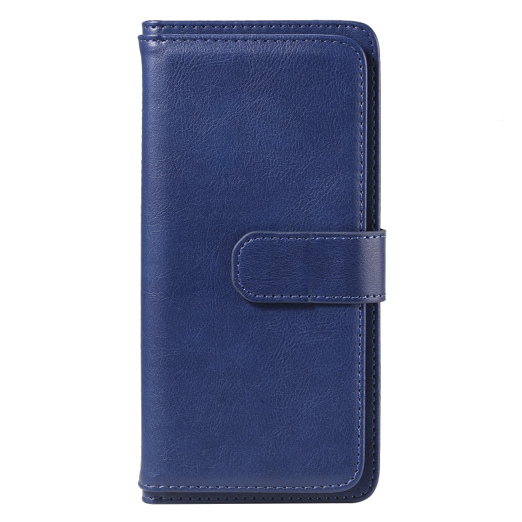 For Samsung Galaxy A71 (5G) Multifunctional Magnetic Copper Buckle Horizontal Flip Solid Color Leather Case with 10 Card Slots & Wallet & Holder & Photo Frame