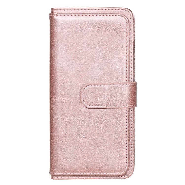 For Samsung Galaxy A71 (5G) Multifunctional Magnetic Copper Buckle Horizontal Flip Solid Color Leather Case with 10 Card Slots & Wallet & Holder & Photo Frame