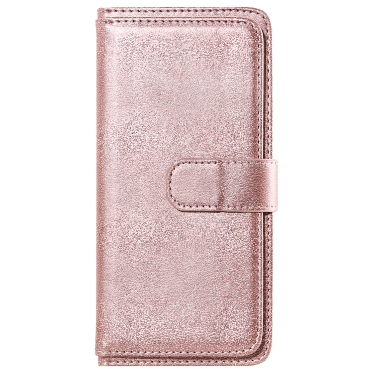 For Samsung Galaxy M31 Multifunctional Magnetic Copper Buckle Horizontal Flip Solid Color Leather Case with 10 Card Slots & Wallet & Holder & Photo Frame
