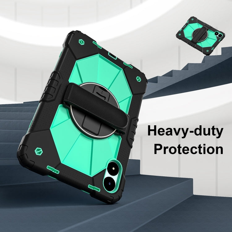 For Xiaomi Poco Pad 12.1 Contrast Color Robot Silicone Hybrid PC Tablet Case