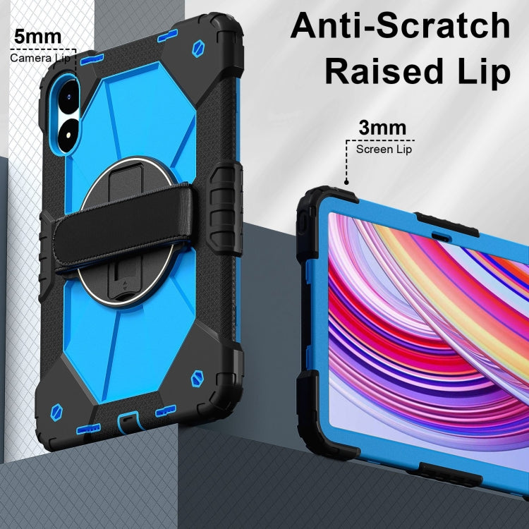 For Xiaomi Poco Pad 12.1 Contrast Color Robot Silicone Hybrid PC Tablet Case