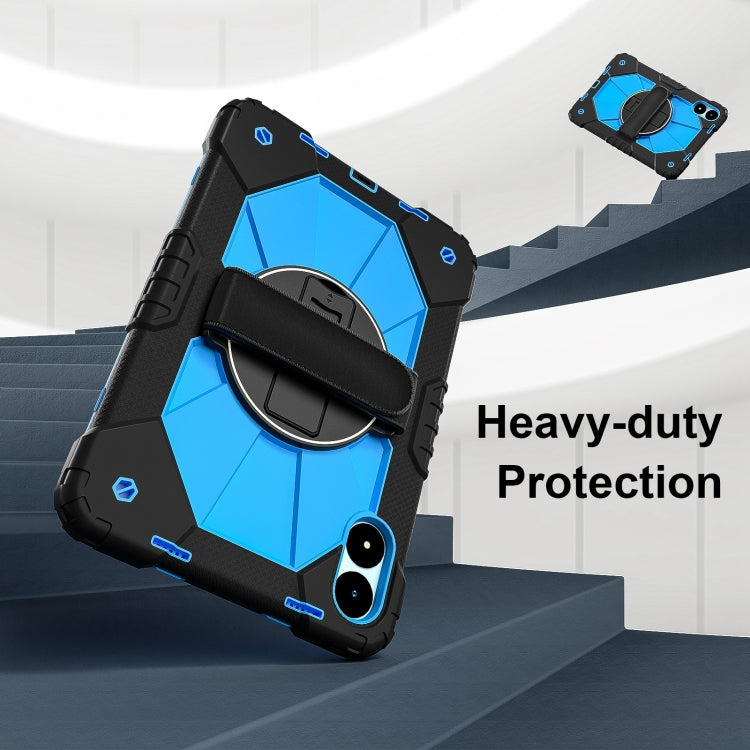 For Xiaomi Poco Pad 12.1 Contrast Color Robot Silicone Hybrid PC Tablet Case