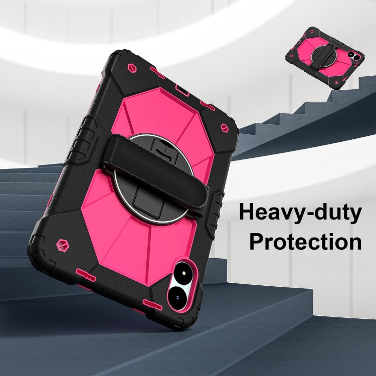 For Xiaomi Poco Pad 12.1 Contrast Color Robot Silicone Hybrid PC Tablet Case