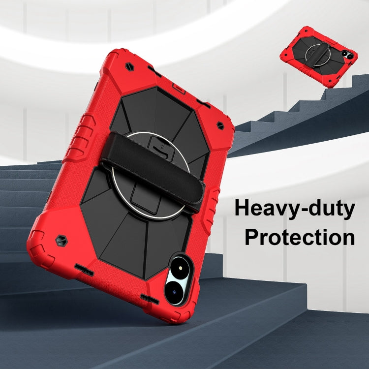 For Xiaomi Poco Pad 12.1 Contrast Color Robot Silicone Hybrid PC Tablet Case