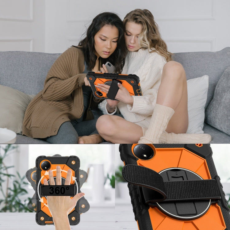 For Xiaomi Redmi Pad SE 8.7 Contrast Color Robot Silicone Hybrid PC Tablet Case